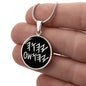 Yahuah & Yahusha Paleo Hebrew Necklace, YHWH Father & Son