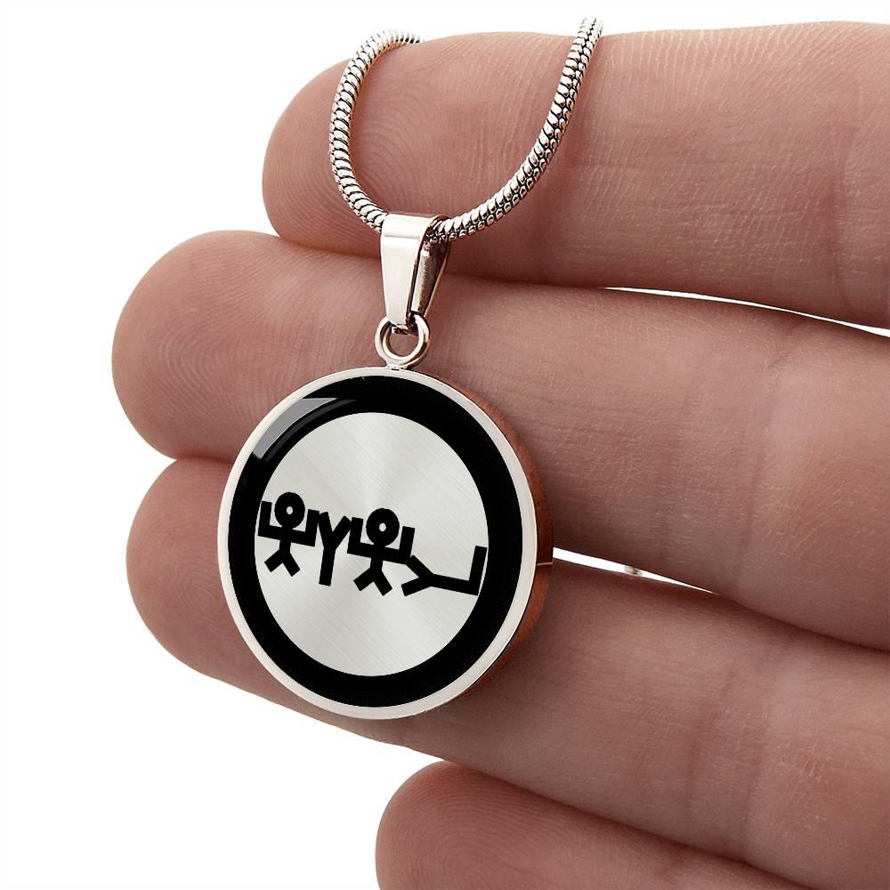 YHWH Paleo Picto HEBREW Necklace
