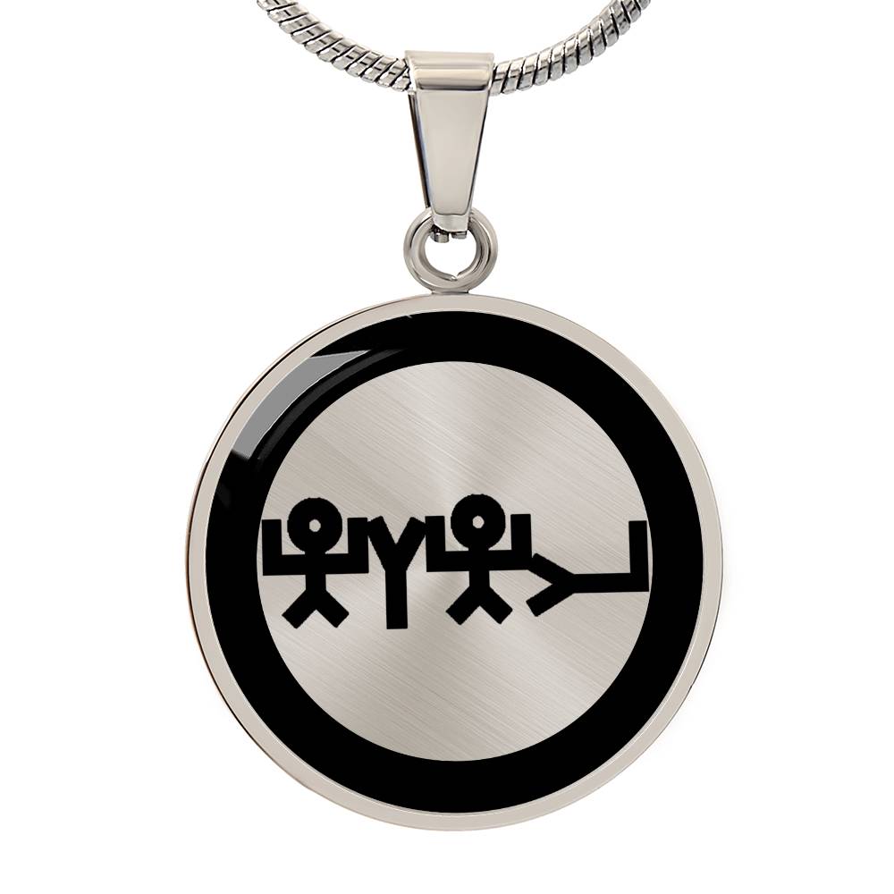YHWH Paleo Picto HEBREW Necklace