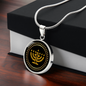 YHWH Pictographic Hebrew Menorah Necklace