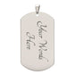 Yahuah Lion Necklace - Dog Tag