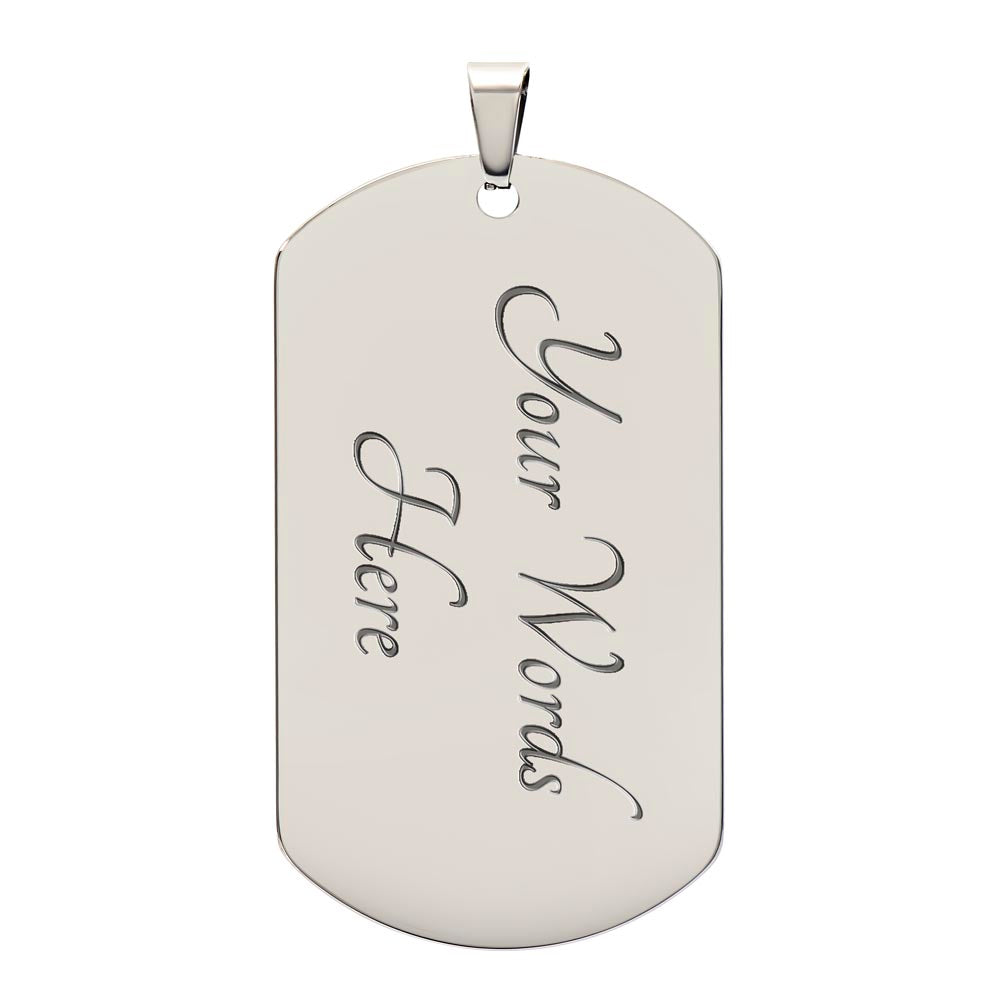 Yahuah Lion Necklace - Dog Tag