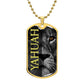 Yahuah Lion Necklace - Dog Tag
