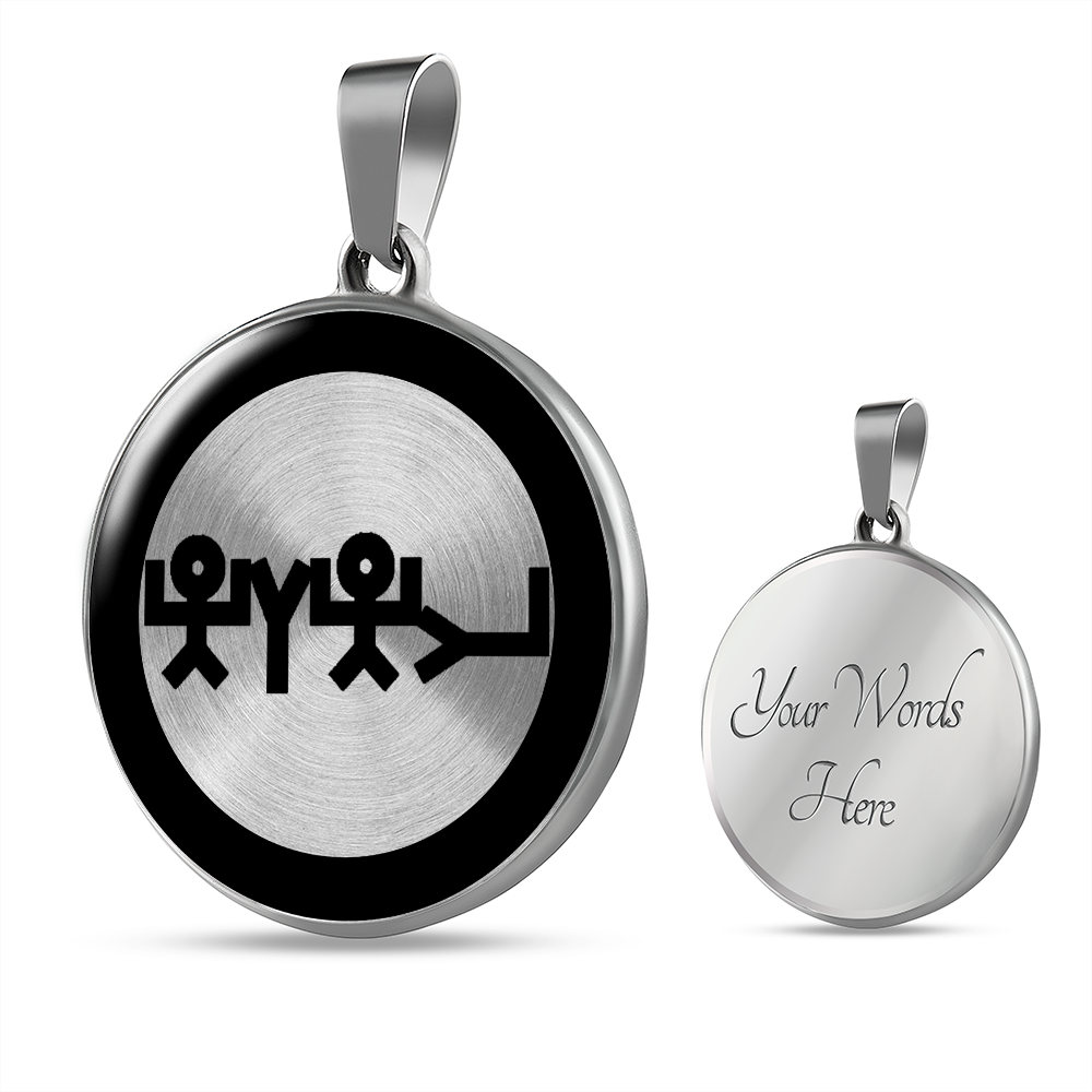 YHWH Paleo Picto HEBREW Necklace